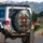 Mushroom Clock House Ancient Forest - Car Decor Gift for Mushroom Lover Spare Tire Cover - 3