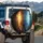 Crossroads Lone Figure Diverging Forest Paths - Outdoor Adventure Gift Spare Tire Cover - 3