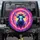 Stylized Bull Metallic Hat Cosmic Energy Nebula – Psychedelic Art Enthusiast Gift Spare Tire Cover - 1