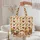 Rooster Guitar Players Autumn Leaves - Country Folk Art Everyday Carry Gift Quilted Tote Bag - 5