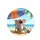 Koala Pink Sunglasses Tropical Beach Scene - Summer Vacation Decor for Beach Lovers Spare Tire Cover - 4