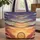Celestial Sunburst Canyon Personalized Name - Everyday Carry Gift for Someone You Love Quilted Tote Bag - 1