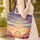 Celestial Sunburst Canyon Personalized Name - Everyday Carry Gift for Someone You Love Quilted Tote Bag - 4