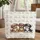 Shih Tzu Puppies Floral Custom Name - Everyday Carry Gift for Puppy Lover Quilted Tote Bag - 1