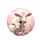 White Cow Pink Cherry Blossom Wildflower Farmhouse Decor Cow Lover Gift Spare Tire Cover - 4