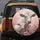 White Cow Pink Cherry Blossom Wildflower Farmhouse Decor Cow Lover Gift Spare Tire Cover - 5