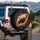 American Football Lightning Bolts - Tailgating Accessory for Sports Fans Spare Tire Cover - 3