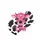 Pink Glitter Cow Head Heart - Farmhouse Decor Cow Lover Gift Spare Tire Cover - 4