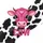 Pink Glitter Cow Head Heart - Farmhouse Decor Cow Lover Gift Spare Tire Cover - 6