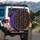 Rainbow Paw Prints Vehicle Accessory Gift for Car Enthusiast Pet Owners Spare Tire Cover - 3