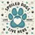 Spoiled Dogs Live Here Paw Print Heart - Dog Lover Home Decor Gift Spare Tire Cover - 6