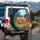 Woodland Bears Picnic Camper Van - Road Trip Camping Adventure Gift Spare Tire Cover - 3