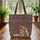 Ornate Antique Books Vines Personalized - Everyday Carry Gift for Readers Quilted Tote Bag - 3