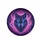 Glowing Wolf Head Neon Fractals Cosmic Sky - Fantasy Adventure Gift Spare Tire Cover - 4