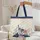 Statue of Liberty American Flag Fireworks Cityscape - Independence Day Carry Gift Quilted Tote Bag - 5