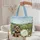 Yorkshire Terrier Wildflower Meadow Floral Wreath - Dog Lover Everyday Carry Gift Quilted Tote Bag - 5