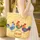 Patchwork Roosters Floral Wreath Polka Dots - Everyday Carry Gift Quilted Tote Bag - 4