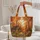Fall Foliage Cabin Pumpkins Adirondack Chairs - Fall Season Essentials Quilted Tote Bag - 5
