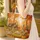 Fall Foliage Cabin Pumpkins Adirondack Chairs - Fall Season Essentials Quilted Tote Bag - 4