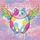 Plump Winged Cat Graffiti Brick Wall - Car Accessory Gift Spare Tire Cover - 6