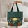 Floral Wreath Name Lily of the Valley Orange Red Flora Enchanted Moon - Everyday Carry Gift Quilted Tote Bag - 5