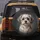 Fluffy Shih Tzu Havanese Mix Dog with Cream Grey Fur - Car Decor Gift for Dog Lovers Spare Tire Cover - 5