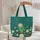 Barn Owl Daisies Butterflies Your Name - Everyday Carry Wildlife Lover Gift Quilted Tote Bag - 5