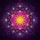 Glowing Mandala Flowers Cosmic Energy Stardust - Cosmic Car Decor Gift Spare Tire Cover - 6