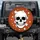 Grinning White Human Skull and Stars Distinctive Vehicle Style Gift for Car Enthusiasts Spare Tire Cover - 1