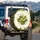 Organic Gherkin Pickles Dill Flowers Farmhouse Kitchen Decor Pickle Lover Gift Spare Tire Cover - 3