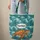 Sea Turtle Ocean Waves Name Medallion - Everyday Carry Lifestyle Gift for Ocean Lovers Quilted Tote Bag - 6