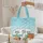 Retro Travel Trailer Beach Sandcastle Beach Chair Seashells - Everyday Carry Gift Quilted Tote Bag - 5