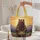Grizzly Bear Wooden Sign Sunset Mountains Wildflowers - Wildlife Lover Gift Quilted Tote Bag - 5