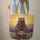 Grizzly Bear Wooden Sign Sunset Mountains Wildflowers - Wildlife Lover Gift Quilted Tote Bag - 6