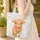 Highland Cow Calf Peony Rose Floral - Everyday Carry Gift for Cow Lover Quilted Tote Bag - 4