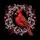 Red Cardinal Bird Swirling Ornaments Foliage - Nature Lover Gift for Bird Watchers Spare Tire Cover - 6