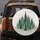 Evergreen Forest Pine Fir Trees Red Baubles - Woodland Outdoor Gift for Nature Lovers Spare Tire Cover - 5