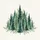 Evergreen Forest Pine Fir Trees Red Baubles - Woodland Outdoor Gift for Nature Lovers Spare Tire Cover - 6