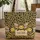 Golden Honeycomb Your Name Wooden Sign Bees - Everyday Carry Gift for Bee Lover Quilted Tote Bag - 1