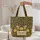 Golden Honeycomb Your Name Wooden Sign Bees - Everyday Carry Gift for Bee Lover Quilted Tote Bag - 5