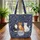 Three Cats Wildflower Meadow Wreath - Everyday Carry Gift for Cat Lover Quilted Tote Bag - 3