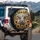 Highland Cow Sunflower Field Farmhouse Decor Cow Lover Gift Spare Tire Cover - 3