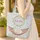 Sleeping Tabby Cat Hammock Wildflower Leaf Wreath Personalized - Everyday Carry Gift Quilted Tote Bag - 4