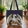 Majestic White Dragon Ancient Books Celestial Star Charts - Everyday Carry Gift for Fantasy Lover Quilted Tote Bag - 3