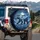 Majestic Bear Forest Mountain Lake Full Moon Starry Sky - Wildlife Lover Gift Spare Tire Cover - 3