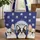 French Bulldog Trio - Everyday Carry Gift for French Bulldog Owners Quilted Tote Bag - 1