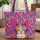 Vibrant Faceted Color Block Cat Face Lime Green Eyes Name Heart - Cat Lover Everyday Carry Gift Quilted Tote Bag - 1
