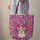 Vibrant Faceted Color Block Cat Face Lime Green Eyes Name Heart - Cat Lover Everyday Carry Gift Quilted Tote Bag - 6
