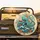 Teal Green Octopus Sailing Ship Starfish Coral Nautical Map - Ocean Adventure Travel Gift Spare Tire Cover - 2