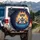 Shiba Inu Aviator Dog Steering Wheel - Road Trip Driving Adventure Gift Spare Tire Cover - 3